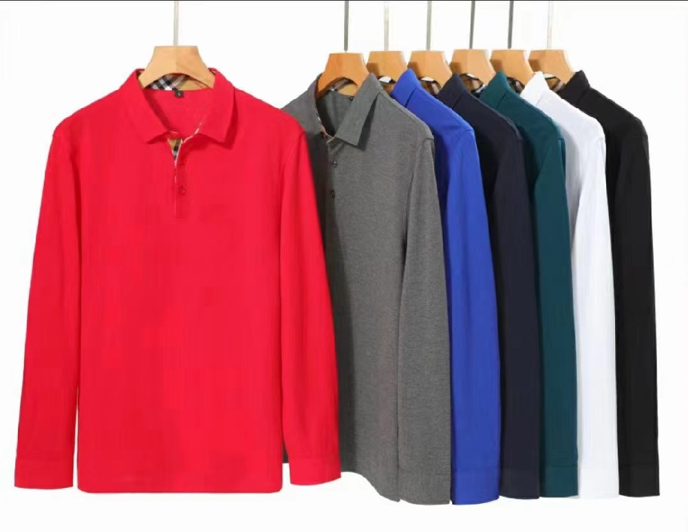 長袖POLO衫定制，低調(diào)大氣，簡單商務(wù)。