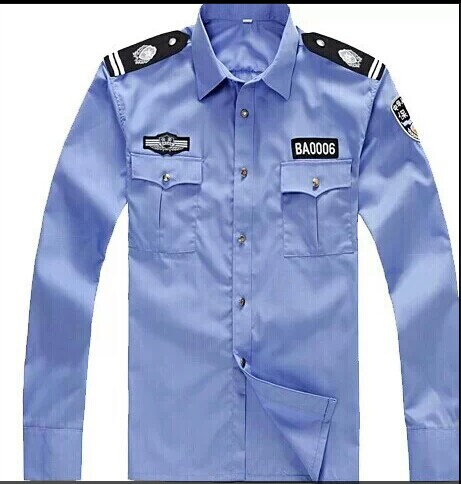 保安秋冬裝襯衣，長袖保安襯衣。