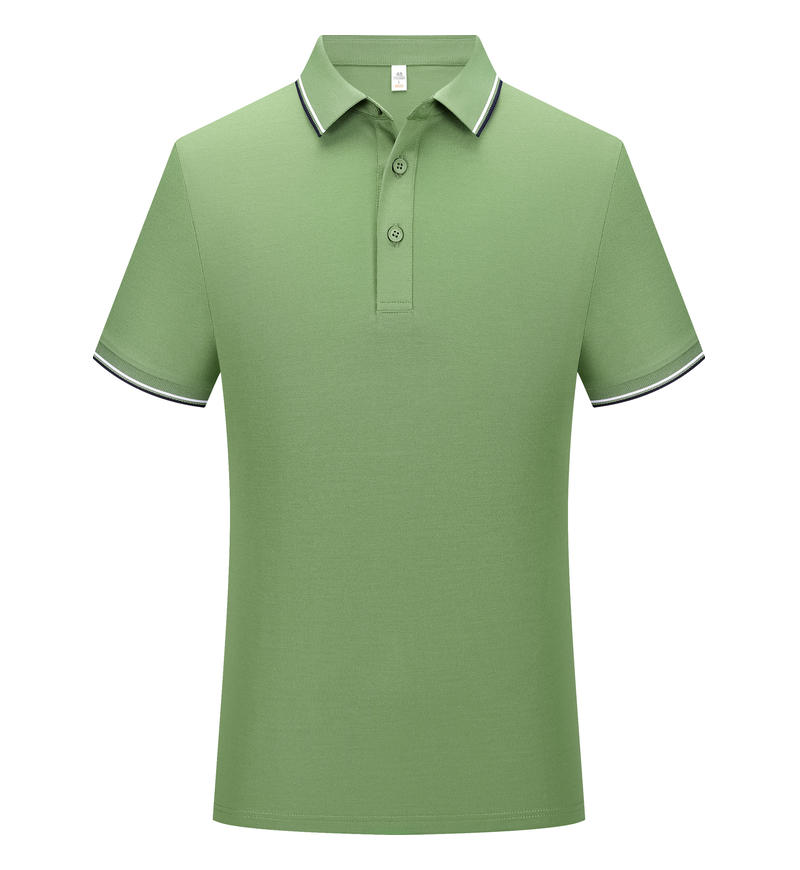 210g莫代爾蠶絲珠地短袖polo衫品質(zhì)polo衫定制